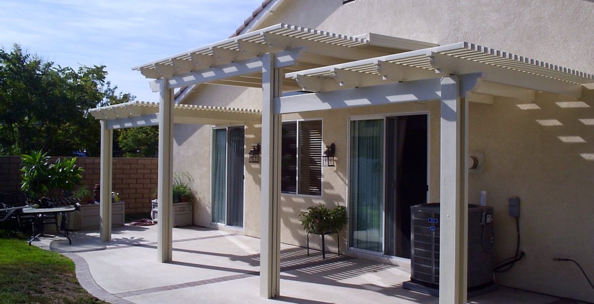 Three Lattice Patio Covers