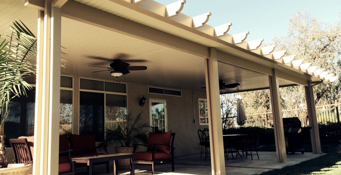 Solid Patio Cover Fan