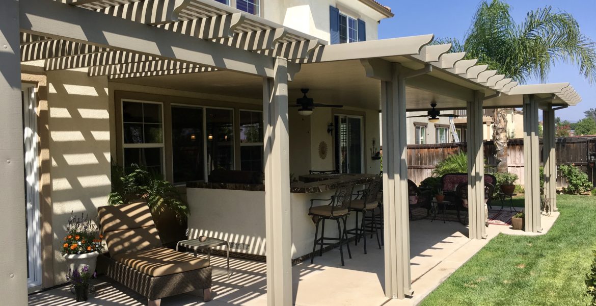 Combo Patio Cover and Outdoor Bar