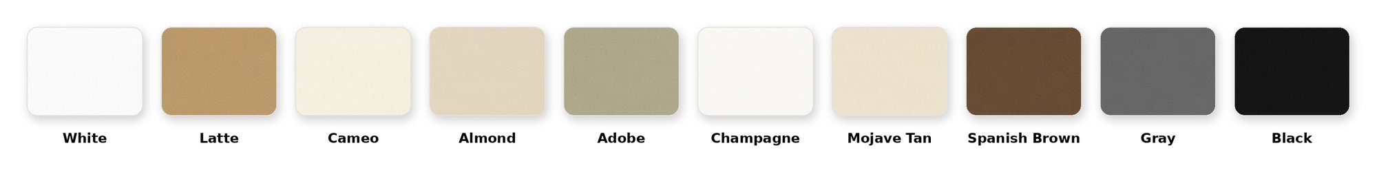 Frame and lattice color chart